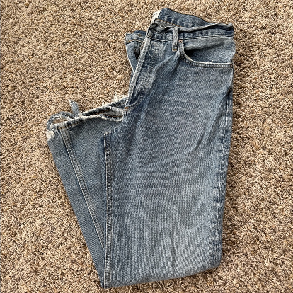 AGOLDE Lana Straight Leg Jeans